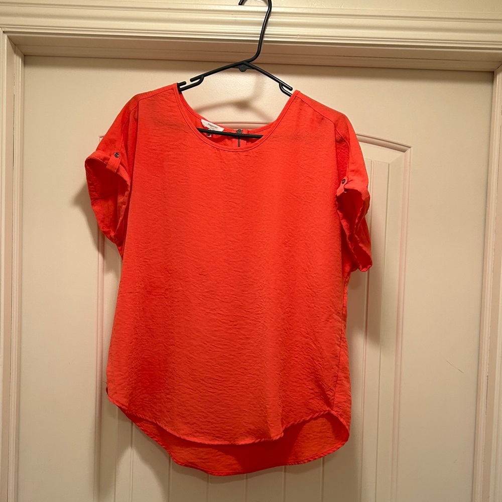 Maurices Vibrant Orange Blouse